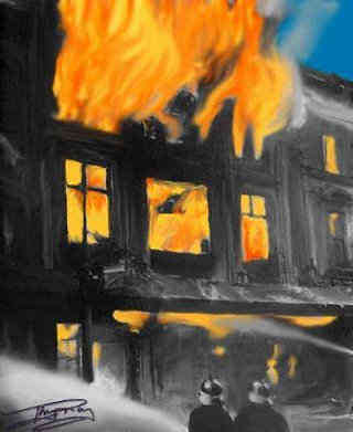 The Burning Of Ballantyne's (TinyRay Grier Copyright  1999)